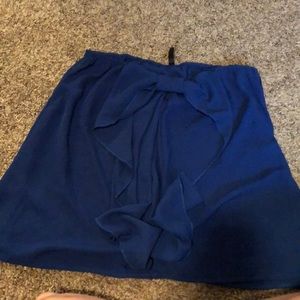 Float strapless shirt